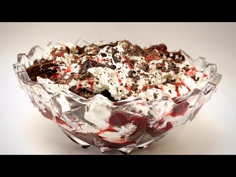 Black Forest Trifle بلاك فورست ترايفل حلويات Youtube