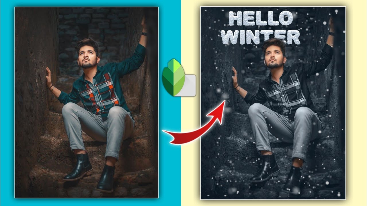 Winter Photo Editing Snapseed | Snapseed Photo Editing Background Change - Lucky Vi Photography 🔥
