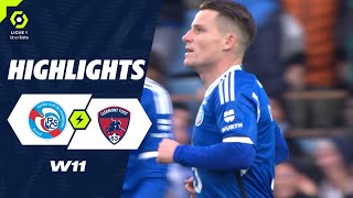 RC STRASBOURG ALSACE - CLERMONT FOOT 63 (0 - 0) - Highlights - (RCSA - CF63) / 2023-2024