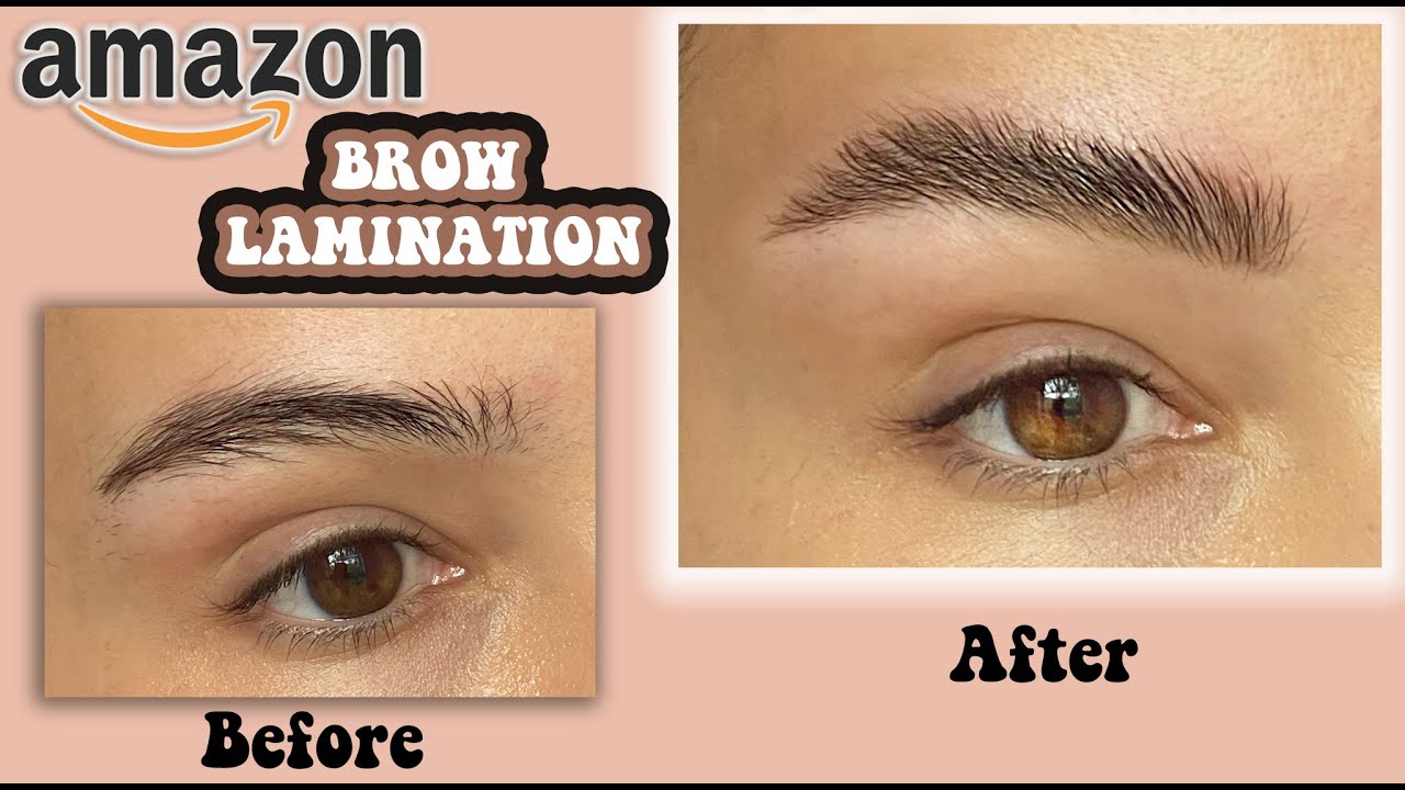 AMAZON brow lamination Beauty At Home - YouTube