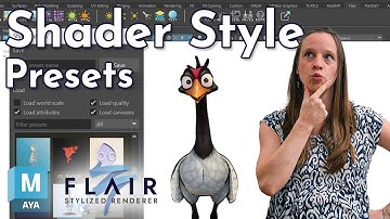 Shader Style Presets in Flair for Maya - Stylized Rendering Tutorial