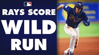 Brett Phillips' WILD RIDE! Rays tie game on bizarre run