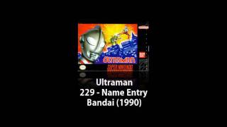 SNES - Ultraman - 229 - Name Entry