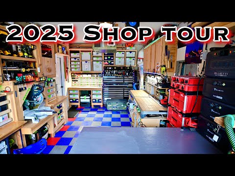 Home shop tour - single car garage.  How it ALL started!
