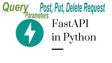 FastAPI Query Parameters Post Put Delete Request Part-10 #python #pythonprogramming #pythontutorial