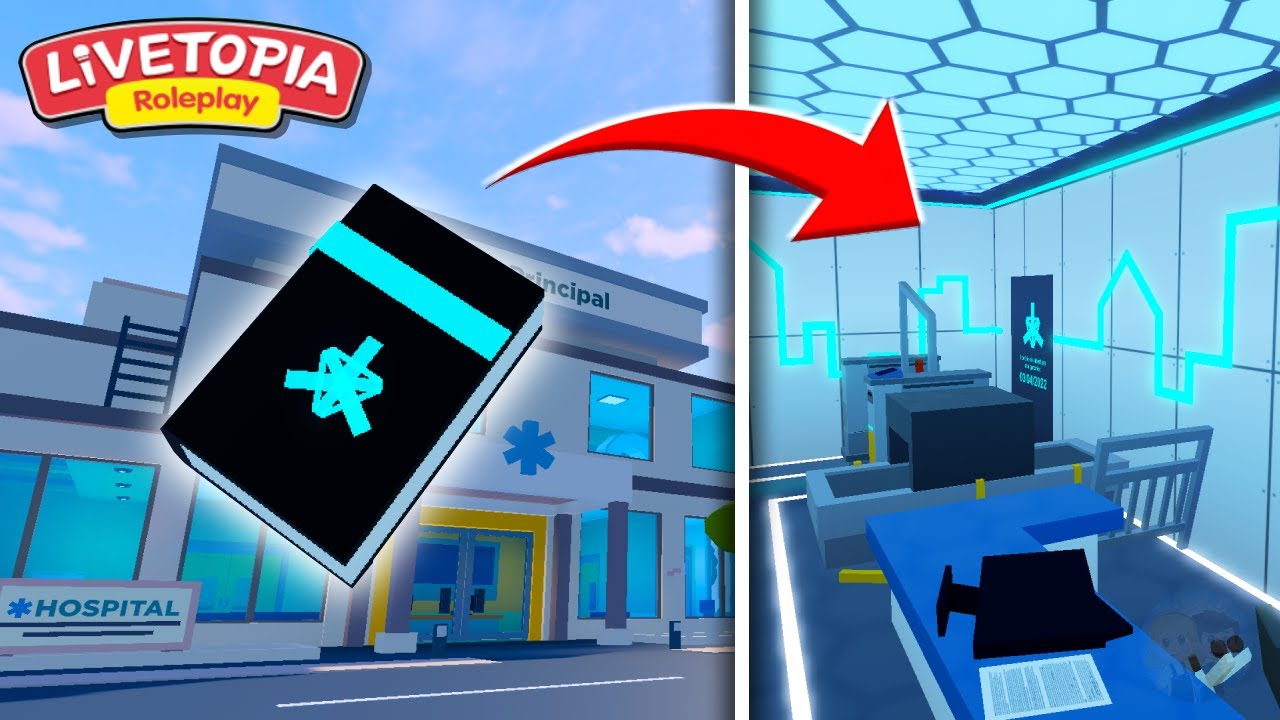 O MISTÉRIOSO LABORATÓRIO SECRETO DO HOSPITAL DE LIVETOPIA! - ROBLOX 