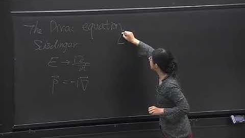 Lecture 8 ¦ Quantum Field Theory - Gang Xu