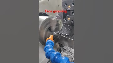 #Facing grooving #machine cnc #aluminum #automobile