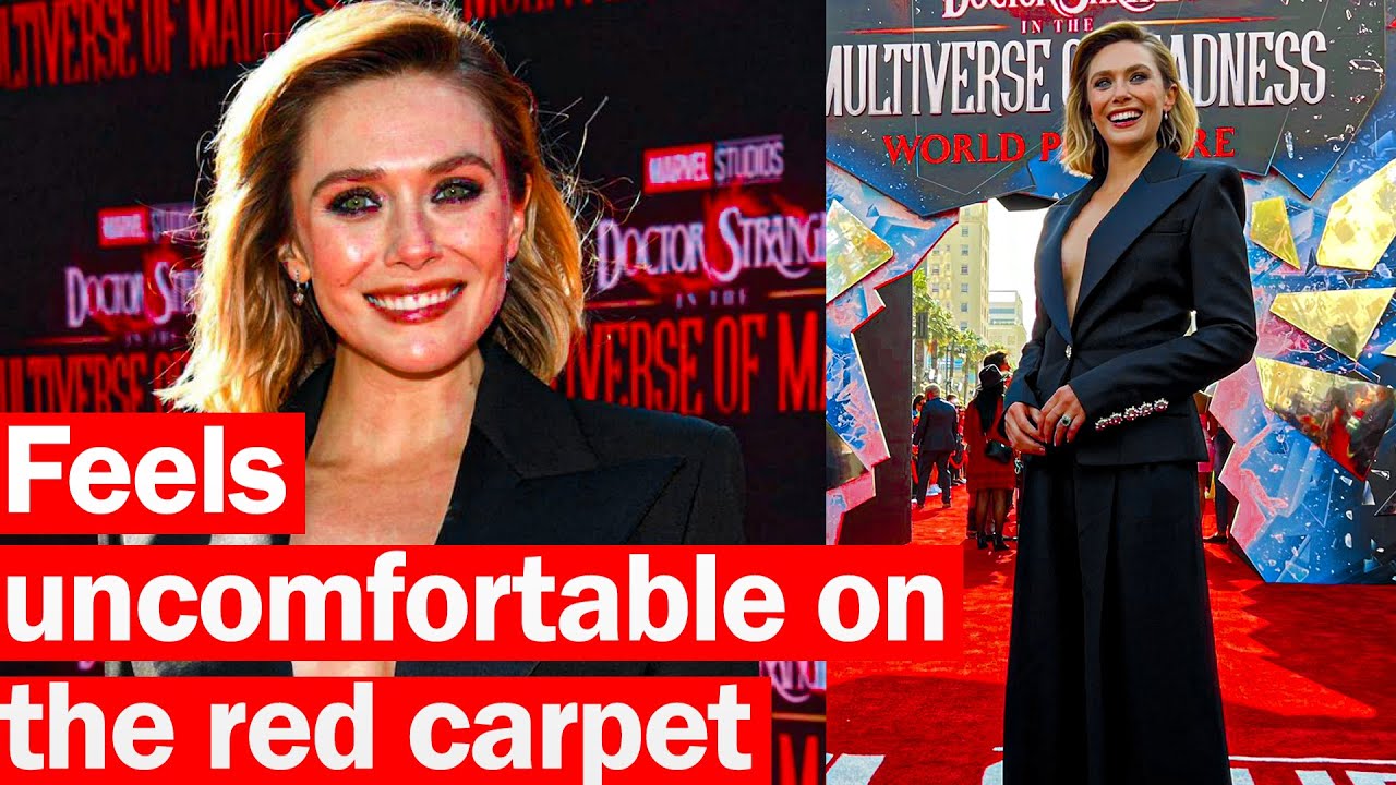 Elizabeth Olsen feels awkward on red carpet