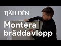 Montera bräddavlopp