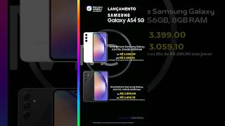 LANÇAMENTO-Samsung Galaxy A54 5G,256GB e 128GB,8GB RAM, Tela Infinita 6.4