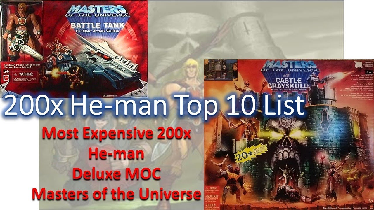 most expensive he man figures