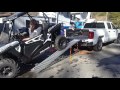 Loading Polaris RZR 900 into Standard Bed Pickup using a  Winch