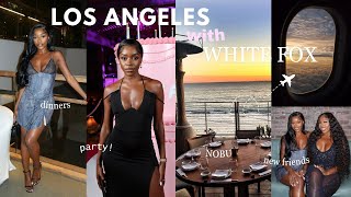 LOS ANGELES TRAVEL VLOG | Lux Brand Trip with WHITE FOX, NOBU, MAKING NEW FRIENDS, DINNERS + MORE