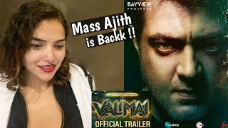 Valimai Official Trailer | Ajith Kumar | H Vinoth | Pongal 2022 | Boney Kapoor | Reaction