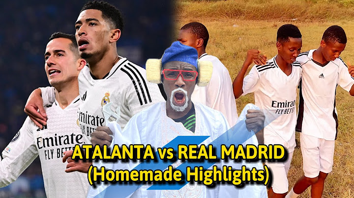 ATALANTA 2-3 REAL MADRID (Homemade Highlights) 🤩🔨 commentary by Paul Dempsey and Glenn Hoddle