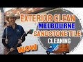 Sandstone Tile Soft Wash - Beautiful Results - Exterior Clean Melbourne 0416 484 644