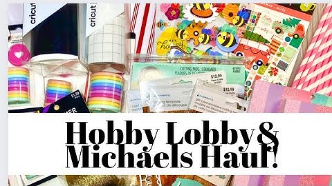 CHECK OUT THIS HOBBY LOBBY & MICHAELS HAUL!!