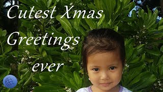 Super cute Xmas greetings from the Philippines