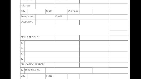 Resume Database: Creating the Entry Form Part  4