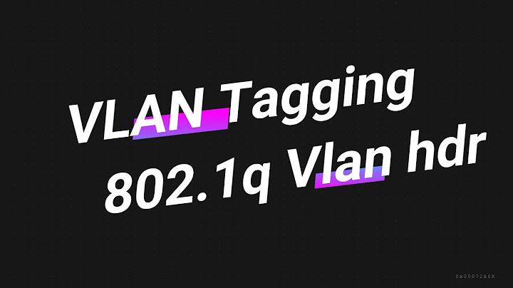 Where is the VLAN header located?