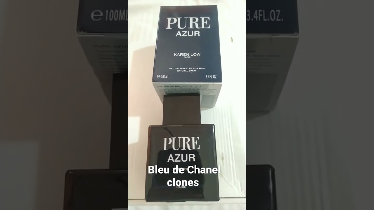 pure azur Karen Low Geparlys clone Bleu de Chanel fragrance 