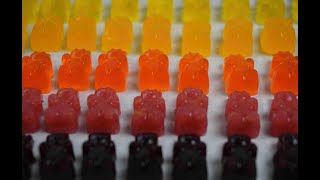 DIY Real Fruit Gummy Bears - Healthy Gummy Bears - Vegan option