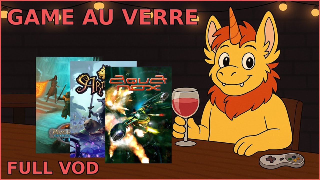 Game au Verre - full VOD - Avernum 2: Crystal Souls, Armello, Aquanox