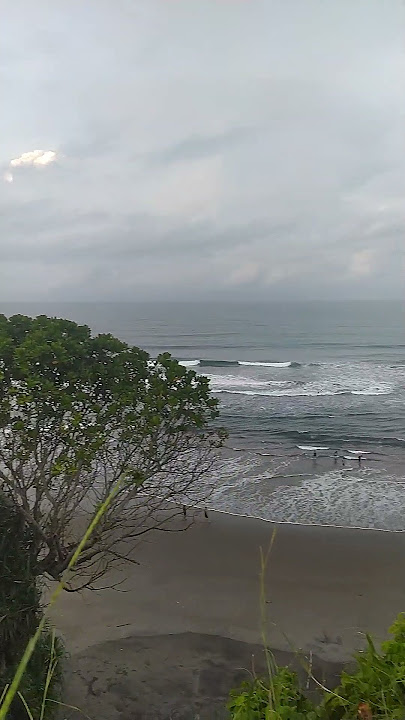 keindahan pantai karang potong cianjur selatan