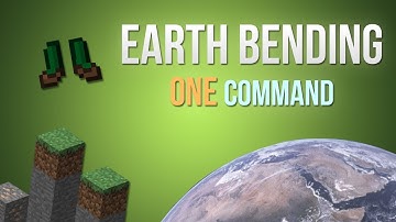 Minecraft - Earth bending in one command!
