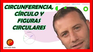 🟢 Qué es un CÍRCULO y una CIRCUNFERENCIA. Sus partes. ⭕ Otras figuras. Clases de matemáticas online.