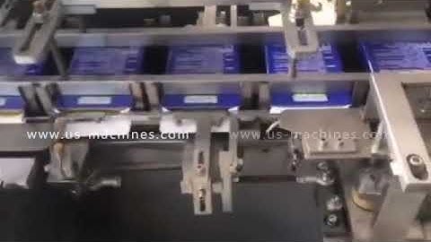 Automatic herb bag tea bag sachet multi station robot feeding conveyor pushing cartoning machine car