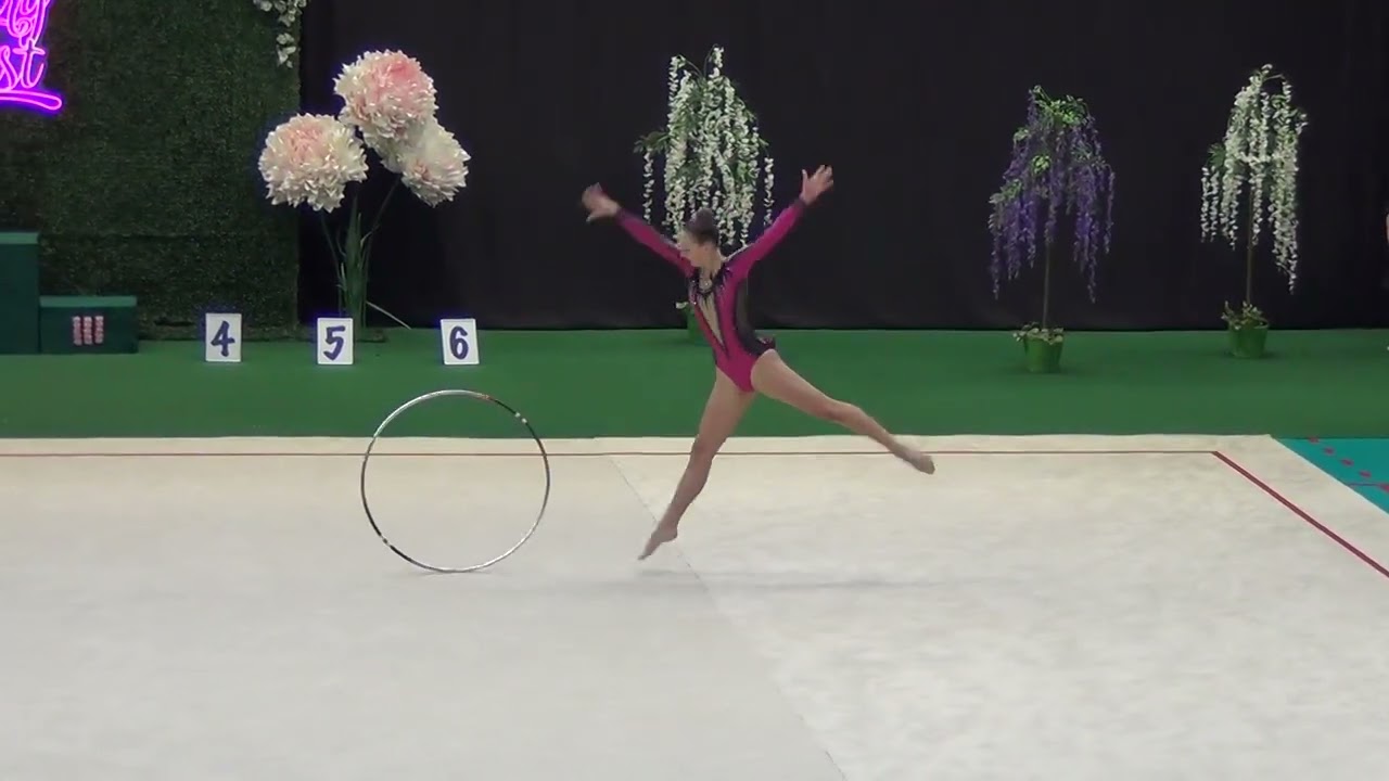 Jevgenija Golopjatova 2007 hoop, 2. International rhythmic gymnastics competition "FAIRY DUST"