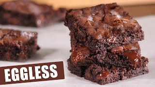 My Best Eggless Fudgy Brownies | How Tasty Channel
