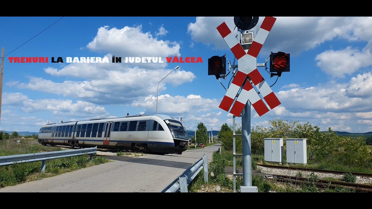[4K] Trenuri la barieră în județul Vâlcea (2/2)