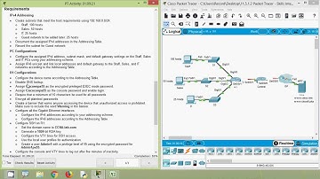 Packet Tracer - Skills Integration Challenge - 11.5.1.2