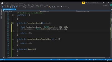 133  Curva de experiencia y curva de experiencia acumulada Curso Unity y C# 2020