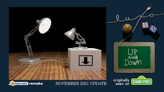 Luxo Jr In Up And Down - Blender Remake November 2021 Update