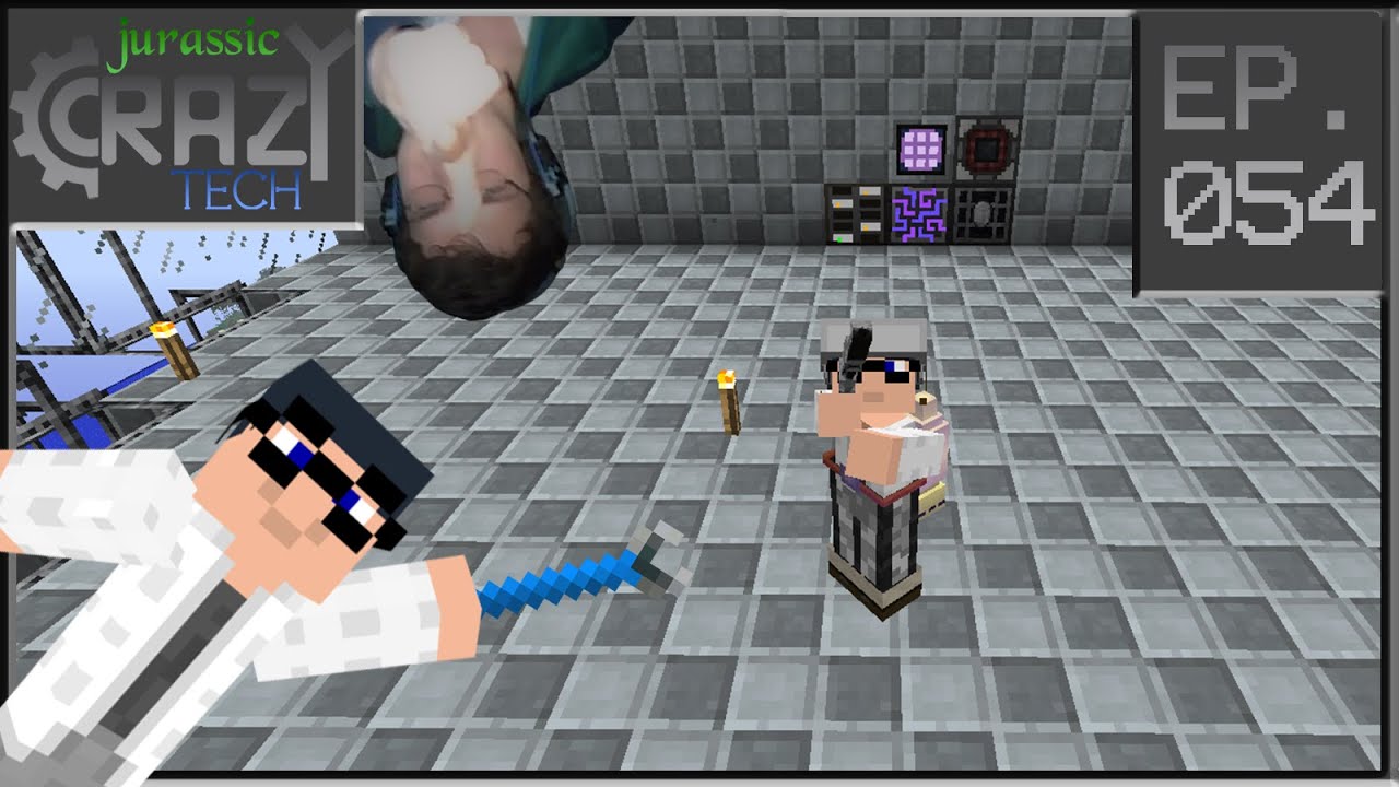 Minecraft Ita Jurassic Crazy Tech Modpack Ep054 - La Matter Overdrive Con Il Suo Fucile [INTERROTTA]