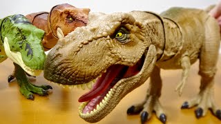 迫力のサウンドに頭がブルブル震える! マテル ジュラシックワールド スーパーアクションT-REX