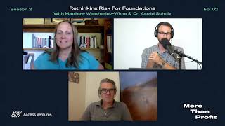 Rethinking Risk For Foundations with Matthew Weatherley-White and Dr. Astrid Scholz