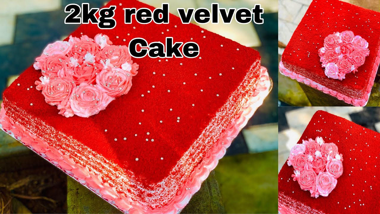 2 kg red velvet cake||bakery style red velvet cake receipe||