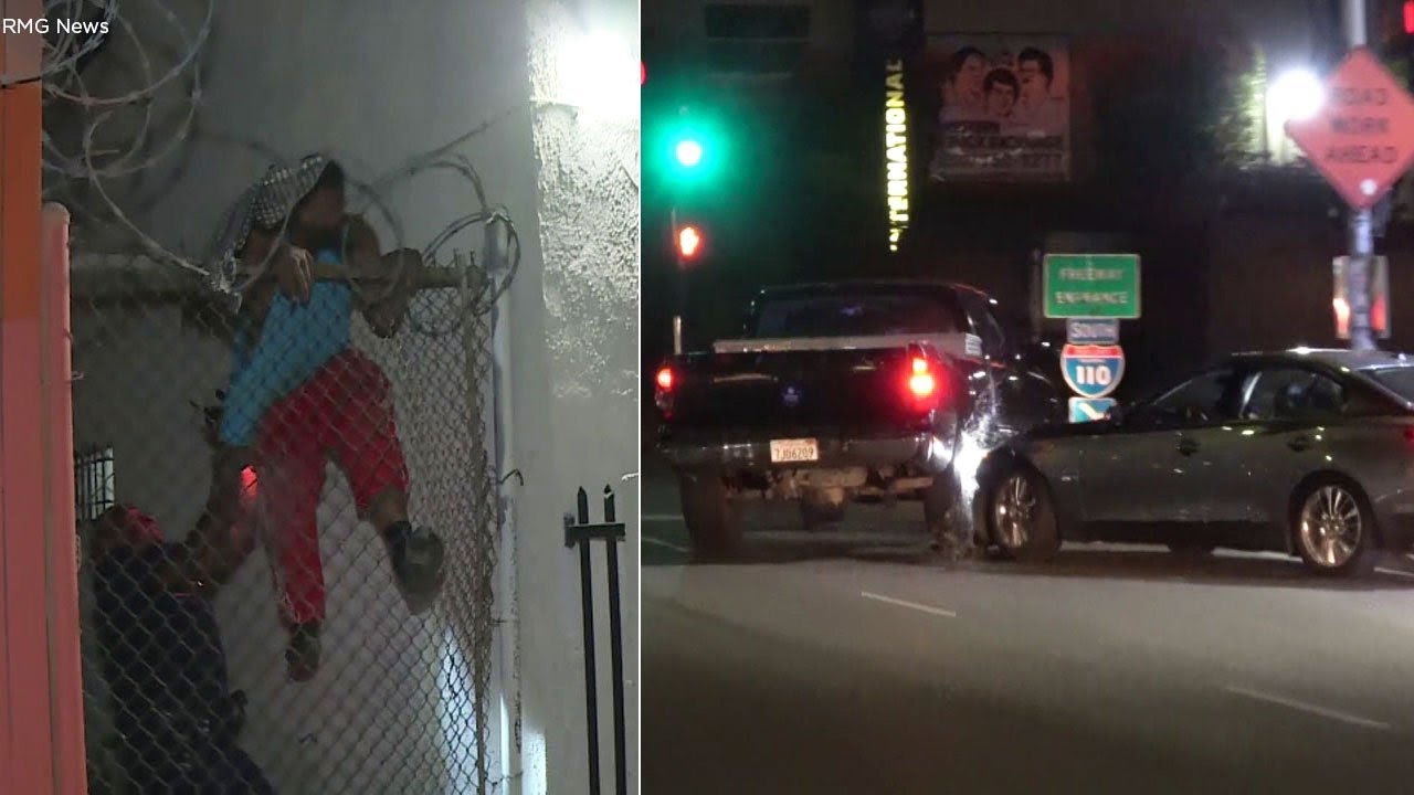 VIDEO: Suspect arrested after wild chase in South Los Angeles | ABC7 ...
