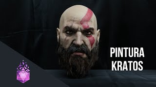 Kratos de impressão 3D - Como fazer pintura realista! | Oficina 4D