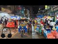 [4K] Sampeng Midnight Wholesale Market in Chinatown Bangkok, Thailand (1AM)