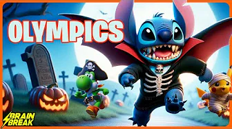 ⚡️ Halloween Olympics ⚡️ Brain Break for Kids ⚡️ Just Dance ⚡️ Danny Go ⚡️ Jump Challenge