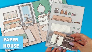 Paper Dollhouse in Book 🏠 | Free Printable