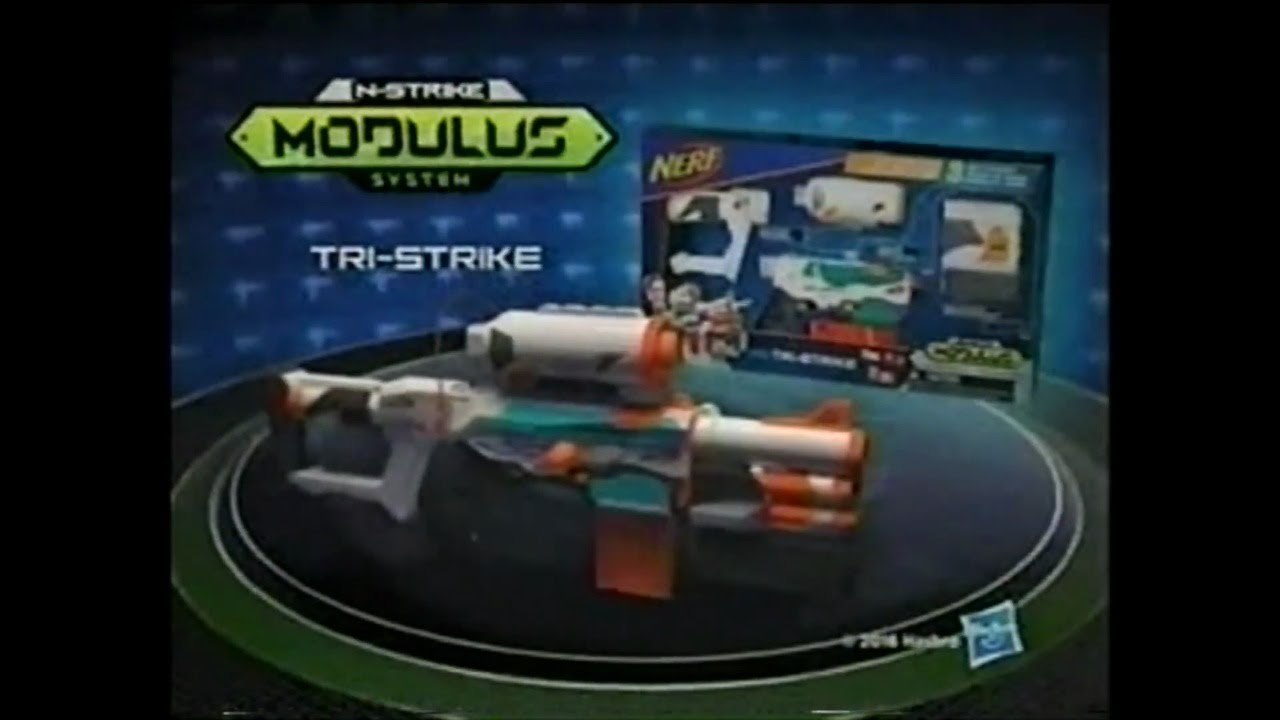 Nerf N Strike Elite Modulus Tri Strike Blaster (Hasbro) TV Commercial - 2016