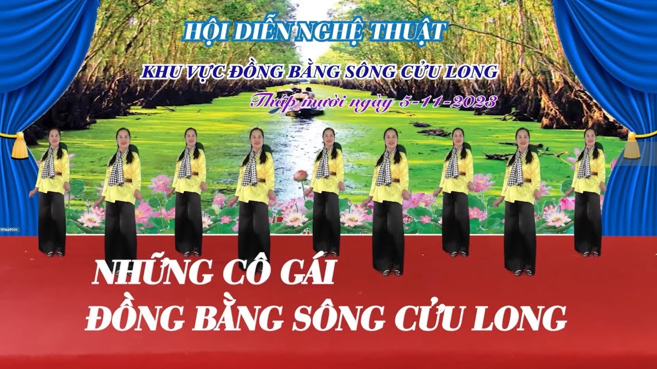 Những Cô Gái Đồng Bằng Sông Cửu Long - Khiêu Vũ Mai Lương - Học Nhảy Dân Vũ