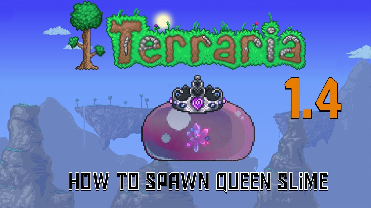 How To Summon And Defeat The Queen Slime Boss In Terraria